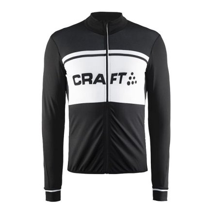 Велокофта Craft Classic Thermal Jersey Man 1904442-9900 колір: чорний / білий