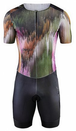 Костюм для триатлона Craft CTM Tri SS Suit Men 1908253-007999 цвет: черный/мультиколор