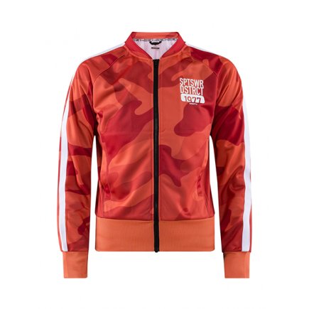 Куртка Craft District WCT Jacket 1907194-144734 жіноча колір: червоний / оранжевий