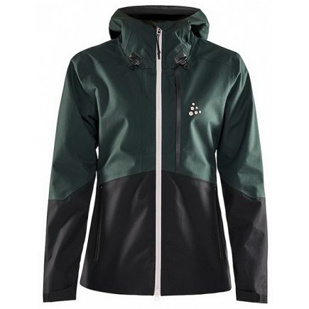 Куртка Craft Shell Jacket 1908005-675000 жіноча колір: зелений / чорний