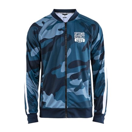 Олімпійка Craft District WCT Jacket Man 1907193-144396 колір: синій / блакитний