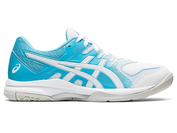 Кросівки ASICS GEL-ROCKET 9 1072A034-104 жіночі колір: білий/блакитний
