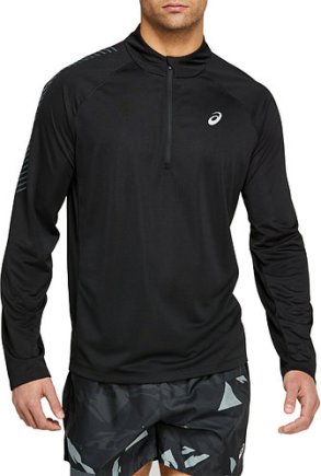 Кофта Asics ICON LS 1/2 ZIP 2011B053-001 колір: чорний