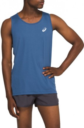 Майка ASICS SILVER SINGLET 2011A011-407 цвет: синий