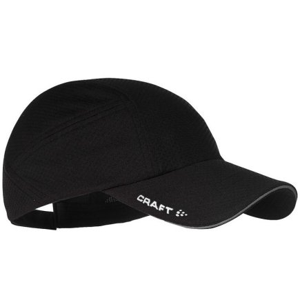 Кепка Craft Running Cap 1900095-1999 колір: чорний Кепка Craft Running Cap 1900095-1999 колір: чорний