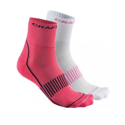 Шкарпетки спортивні Craft Cool Training 2-Pack Sock 1903427-2471 колір: рожевий/білий