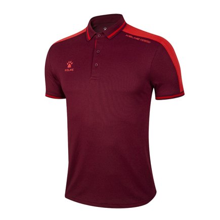 Футболка поло з коміром Kelme 3891068.9609 колір: бордовий