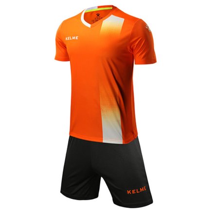 Комплект футбольной формы Kelme ALICANTE 3881020.9910 цвет: оранжевый/белый