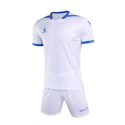 Комплект футбольной формы Kelme 3801098.9100 цвет: белый/синий