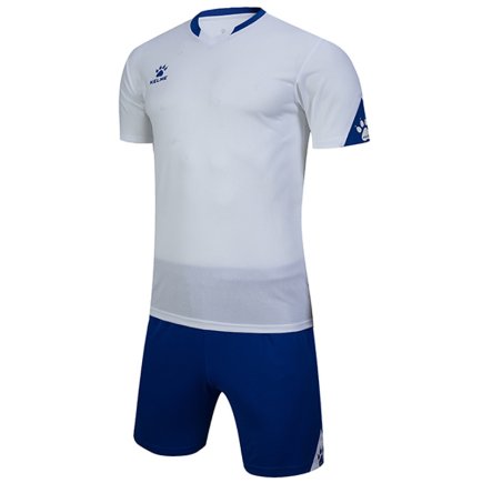 Комплект футбольної форми Kelme 3801099.9104 колір: білий/синій Комплект футбольної форми Kelme 3801099.9104 колір: білий/синій