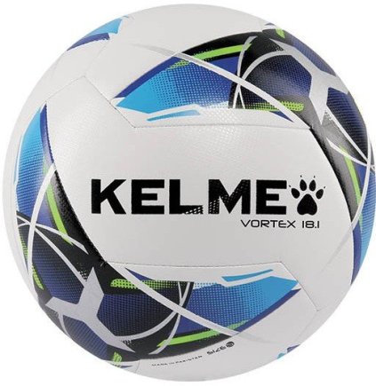 Мяч Kelme VORTEX 9886128.9113 цвет: белый/голубой размер 5