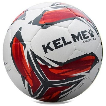 М'яч Kelme VORTEX 9896133.9107 розмір 5 колір: білий/червоний