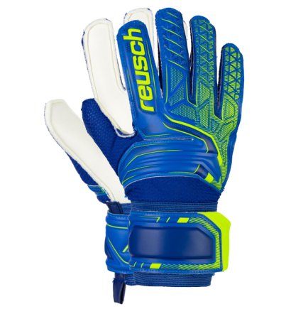 Вратарские перчатки Reusch Attrakt SG Junior 5072815-4940 цвет: синий
