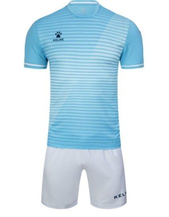 Футбольна форма Kelme MALAGA 3803169.9449 дитяча колір: блакитний/білий