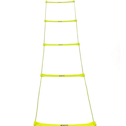 Драбина координаційна тренувальна бігова складна SECO 11 сходинок колір: жовтий
