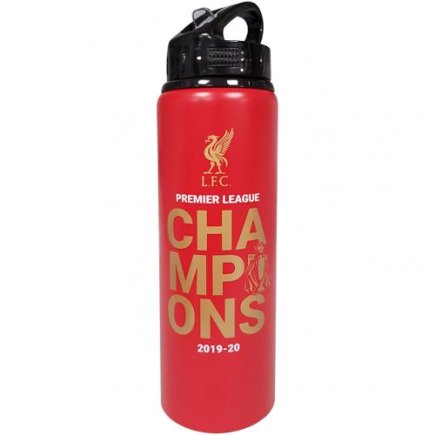 Бутылка для воды Ливерпуль 750 мл алюминиевая Premier League Champions Aluminium Drinks Bottle