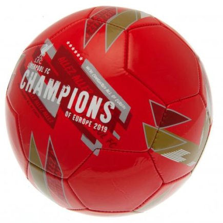 М'яч сувенірний Liverpool F.C Champions Of Europe Football Ліверпуль розмір 5
