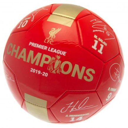 Мяч сувенирный Ливерпуль Liverpool FC Premier League Champions Football Signature RG размер 5