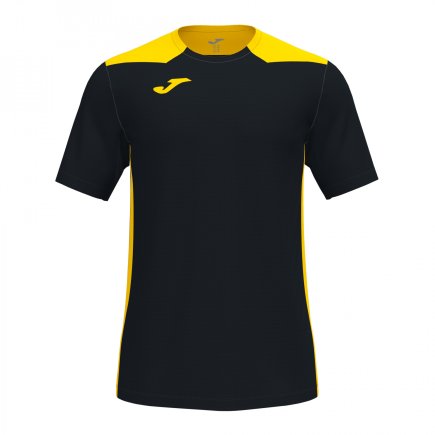Футболка ігрова Joma CHAMPIONSHIP VI 101822.109 колір: чорний/жовтий