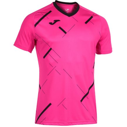 Футболка ігрова Joma TIGER III 101903.031 колір: рожевий/чорний