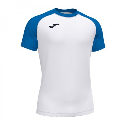 Футболка ігрова Joma ACADEMY IV 102218.207 колір: білий/блакитний