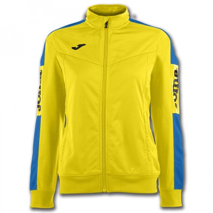 Спортивна кофта Joma CHAMPION IV WOMAN 900380.907 жіноча колір: жовтий/блакитний