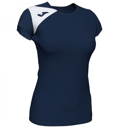 Футболка жіноча Joma SPIKE II 900868.332 колір: темно-синій/білий