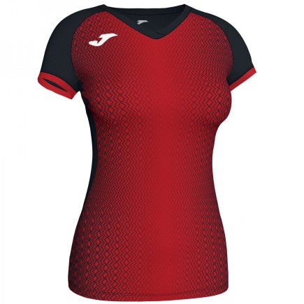 Футболка женская Joma SUPERNOVA 900890.106 цвет: черный/красный