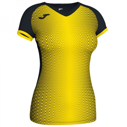 Футболка жіноча Joma SUPERNOVA 900890.109 колір: чорний/жовтий