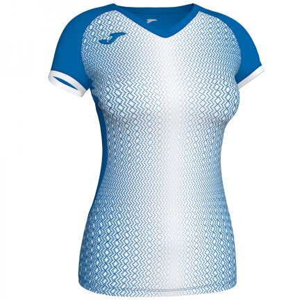 Футболка жіноча Joma SUPERNOVA 900890.702 колір: блакитний/білий
