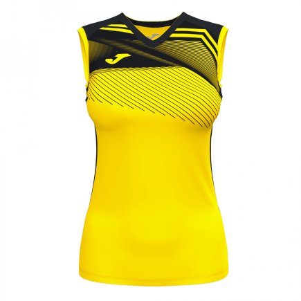 Футболка жіноча Joma SUPERNOVA II 901126.901 колір: жовтий/чорний