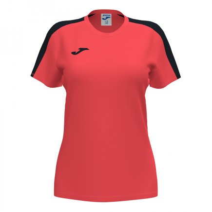 Футболка ігрова Joma ACADEMY III 901141.041 жіноча колір: кораловий/чорний
