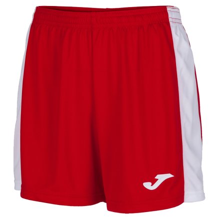 Шорты игровые Joma ACADEMY III 901142.602 женские цвет: красный/белый