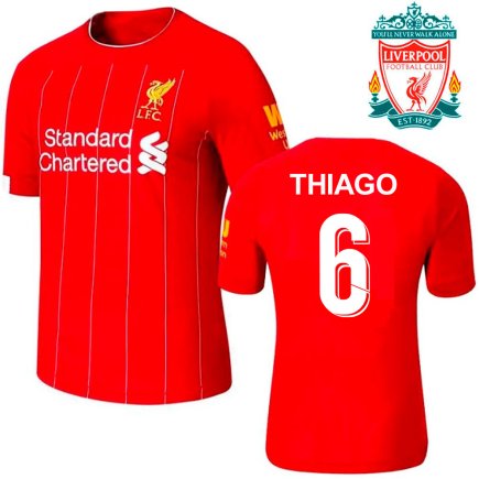 Футбольна форма Liverpool 6 Thiago домашня 2021-2022