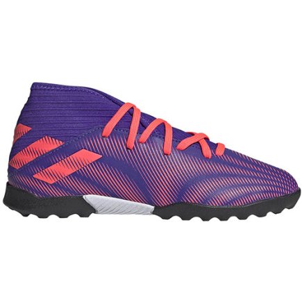 Сороконожки Adidas Nemeziz.3 TF Junior EH0576 подростковые цвет: фиолетовые