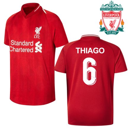 Футбольная форма Liverpool 6 Thiago домашняя подростковая