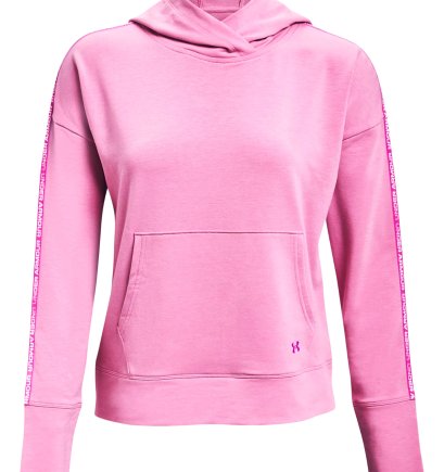 Худи Under Armour Rival Terry Taped Hoodie-PNK 1360904-680 женское