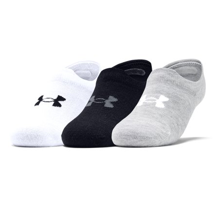 Носки Under Armour Essential Ultra Low Tab-WHT 1351784-100