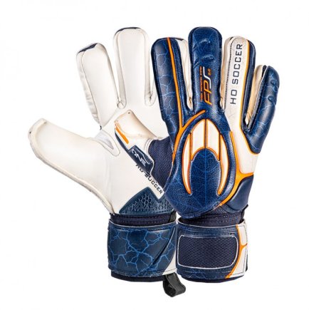 Вратарские перчатки HO SOCCER ONE NEGATIVE PROTEK DEEP BLUE