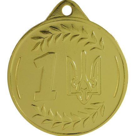 Медаль 50 мм  золото