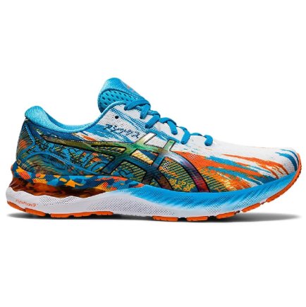 Кросівки Asics GEL-NIMBUS 23 1011B153-400 колір: голуб/білий/помаранчевий