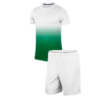 Комплект формы цвет: белый/зеленый с нанесением