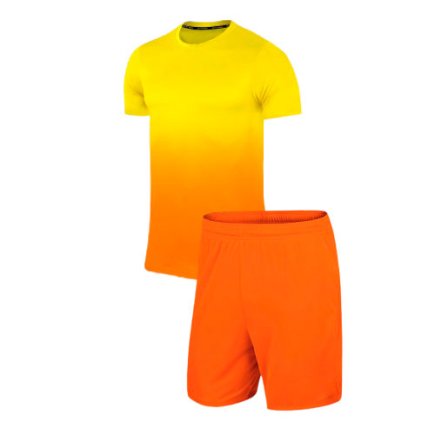 Комплект формы цвет: желтый/оранжевый с нанесением