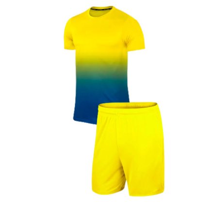 Комплект форми колір: жовтий/синій з нанесенням