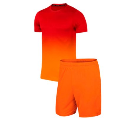 Комплект формы цвет: красный/оранжевый с нанесением