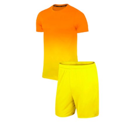 Комплект формы цвет: оранжевый/желтый с нанесением