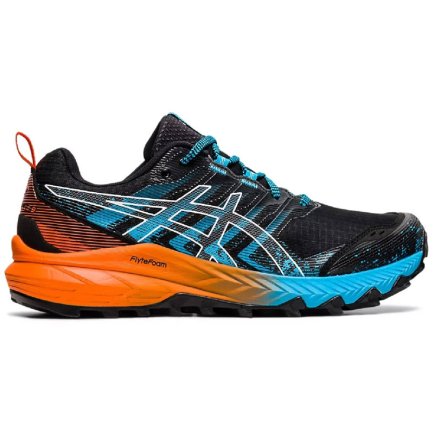 Кроссовки ASICS GEL-Trabuco 9 1011B030-002 цвет: черный/синий/оранжевый