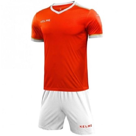 Комплект футбольной формы Kelme SEGOVIA JR 3873001.9910 детский цвет: оранжевый/белый