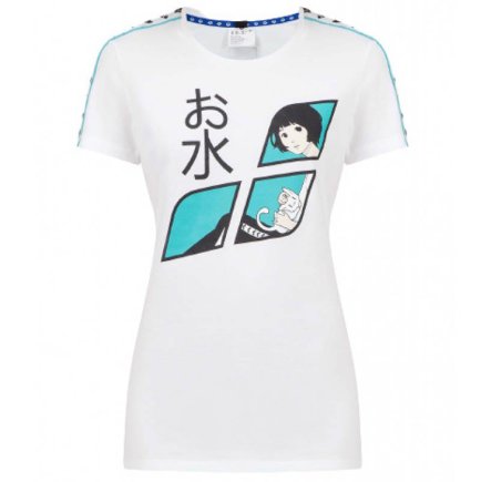 Футболка Arena W T-SHIRT TEAM ANIME 003962-100 женская Футболка Arena W T-SHIRT TEAM ANIME 003962-100 женская