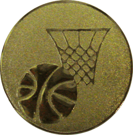 Жетон 25 мм Баскетбол G2537 золото